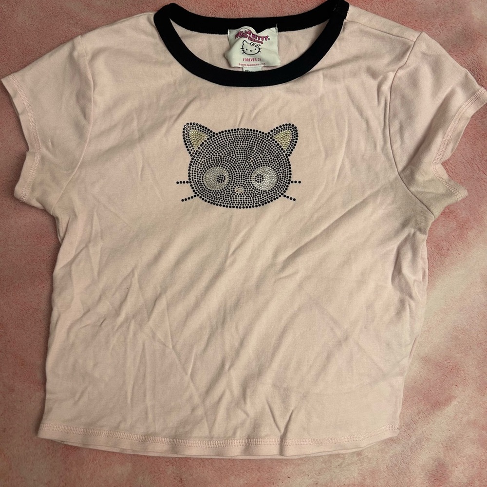 Baby Pink HELLO KITTY top
